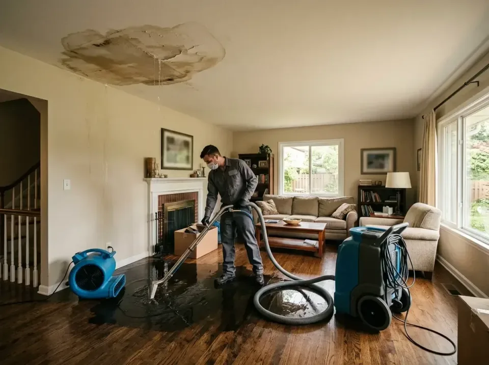 attic-pipe-burst-ceiling-drip-008 — frequently asked questions, Water Damage Restoration & Carpet Care in Mokena, IL